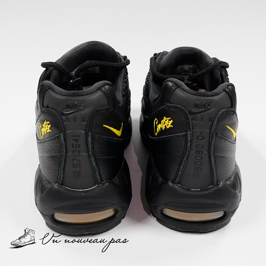(FB2709 003)Corteiz × Nike Air Max 95 "Black and Tour Yellow"