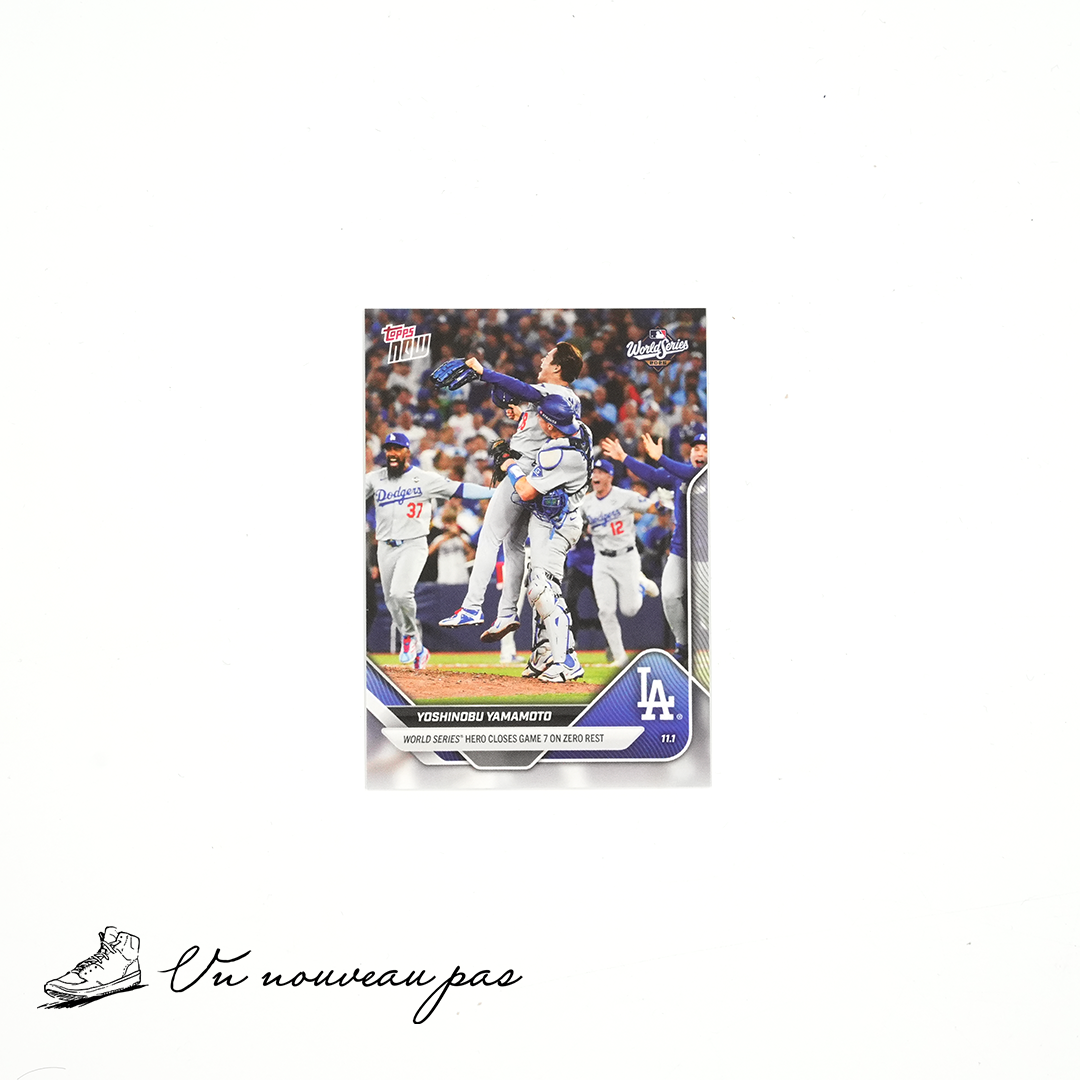 Topps ドジャース・山本由伸「歴史的なワールドシリーズ」カード