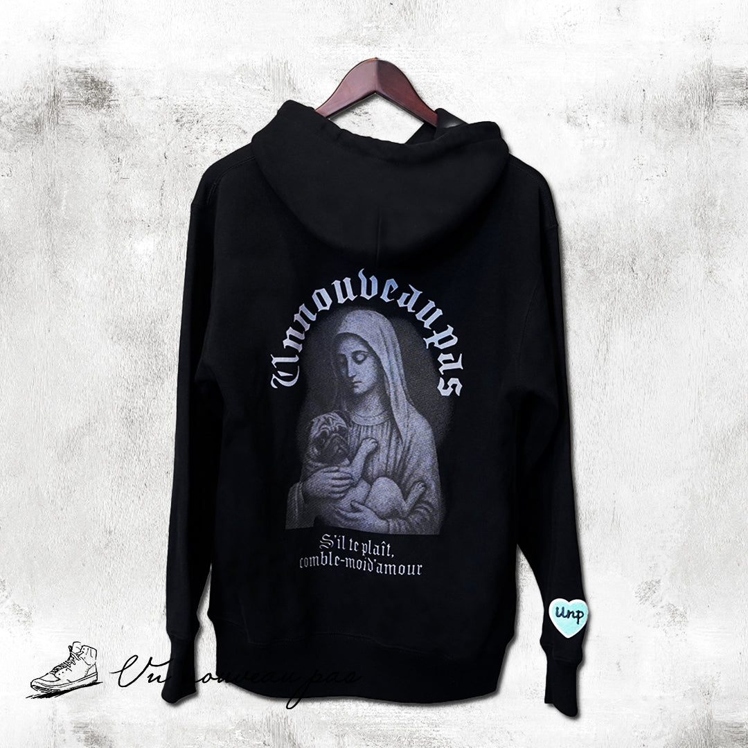 UNP Madonna Pug Hoodie(F&F）