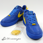 (中古）（DV3464 400）AMBUSH × Nike Air Force 1 Low "Game Royal and Vivid Sulfur"