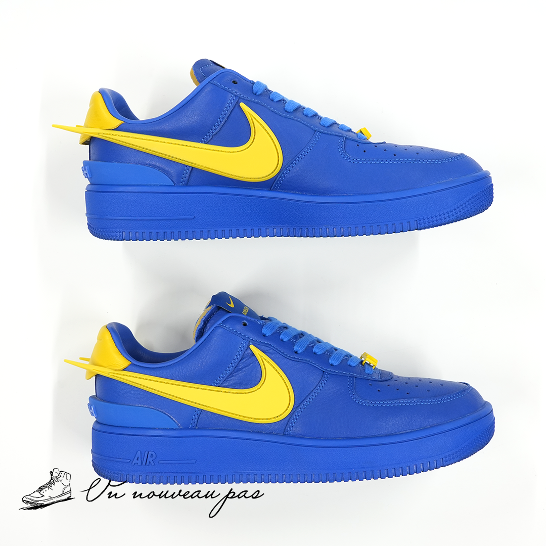 (中古）（DV3464 400）AMBUSH × Nike Air Force 1 Low "Game Royal and Vivid Sulfur"