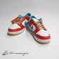 (DH8009 600)FRUiTY PEBBLES™ × Nike Dunk Low QS Habanero RedDark SulfurLaser Blue
