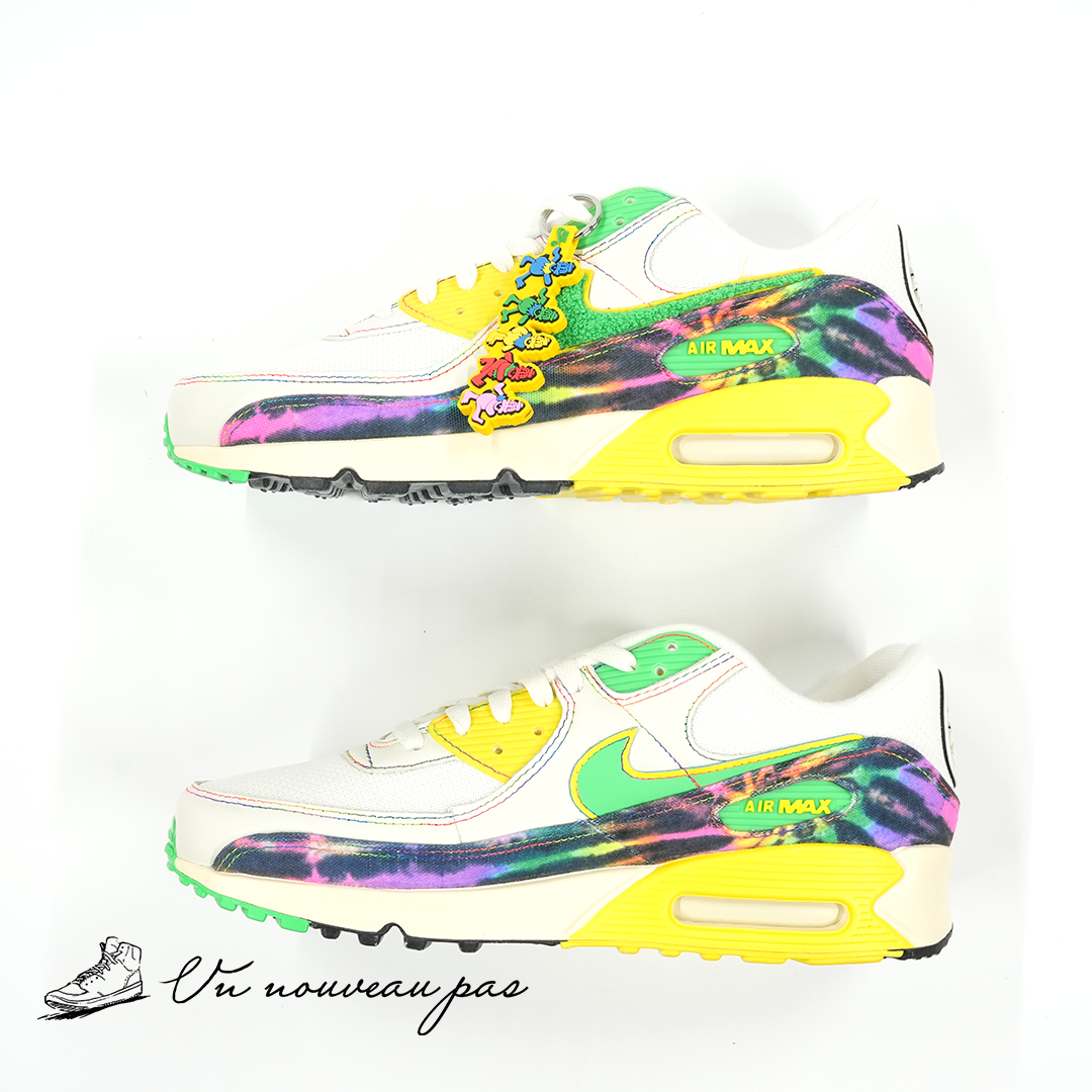 (IM2511 100)Grateful Dead × University of Oregon × Nike Air Max 90 Grateful Ducks