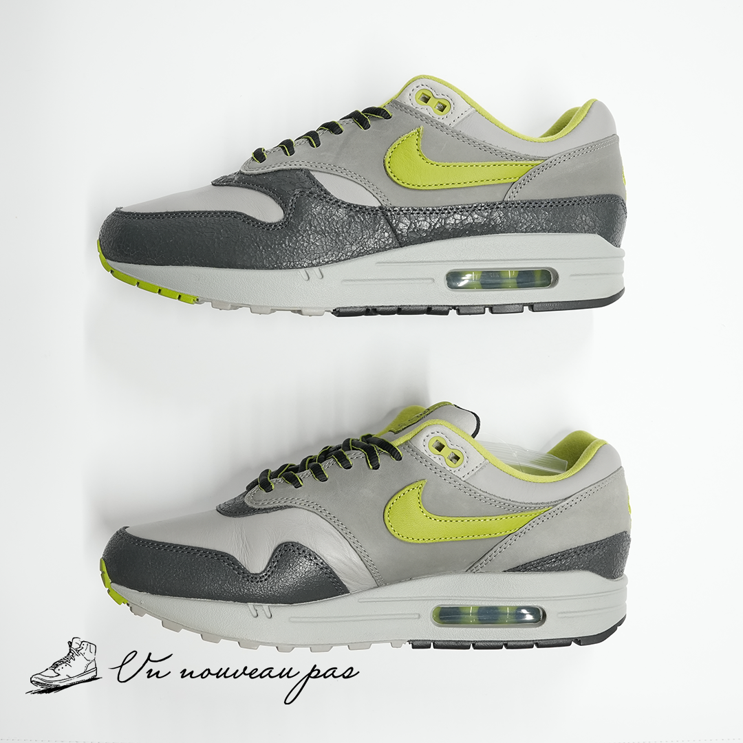 （中古）（HF3713 002）HUF × Nike Air Max 1 "Anthracite and Medium Grey"