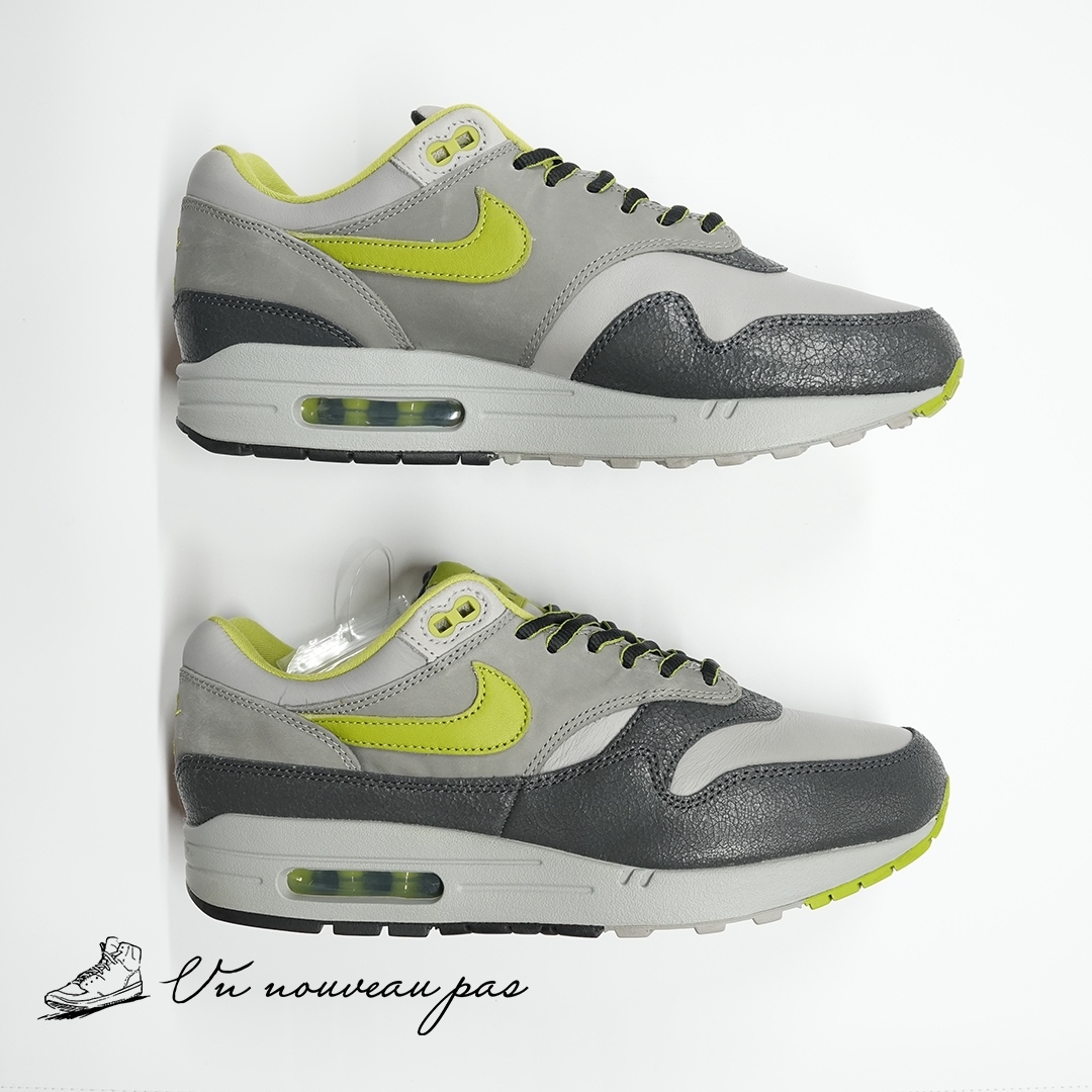 （中古）（HF3713 002）HUF × Nike Air Max 1 "Anthracite and Medium Grey"