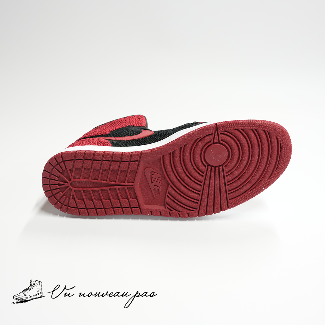 （919704 001）Nike Air Jordan 1 Retro High Flyknit Bred