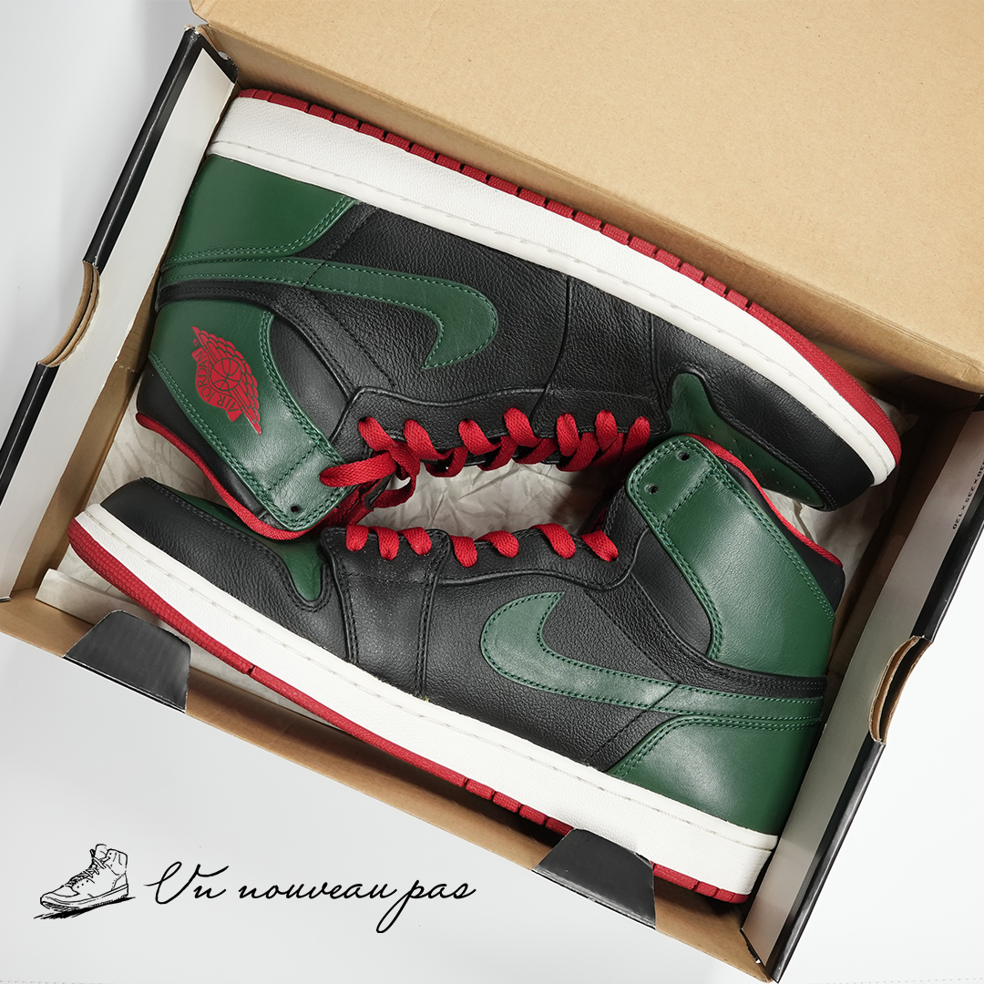 (中古）（332550 025）Nike Air Jordan 1 Retro High Green Gucci