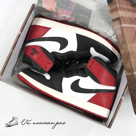 (DZ5485 106)Nike Air Jordan 1 Retro High OG Black Toe Reimagined