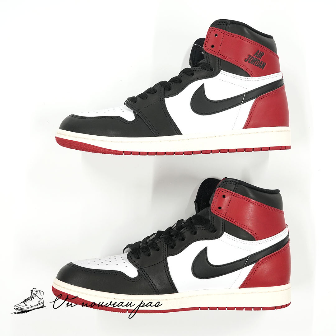 (DZ5485 106)Nike Air Jordan 1 Retro High OG Black Toe Reimagined