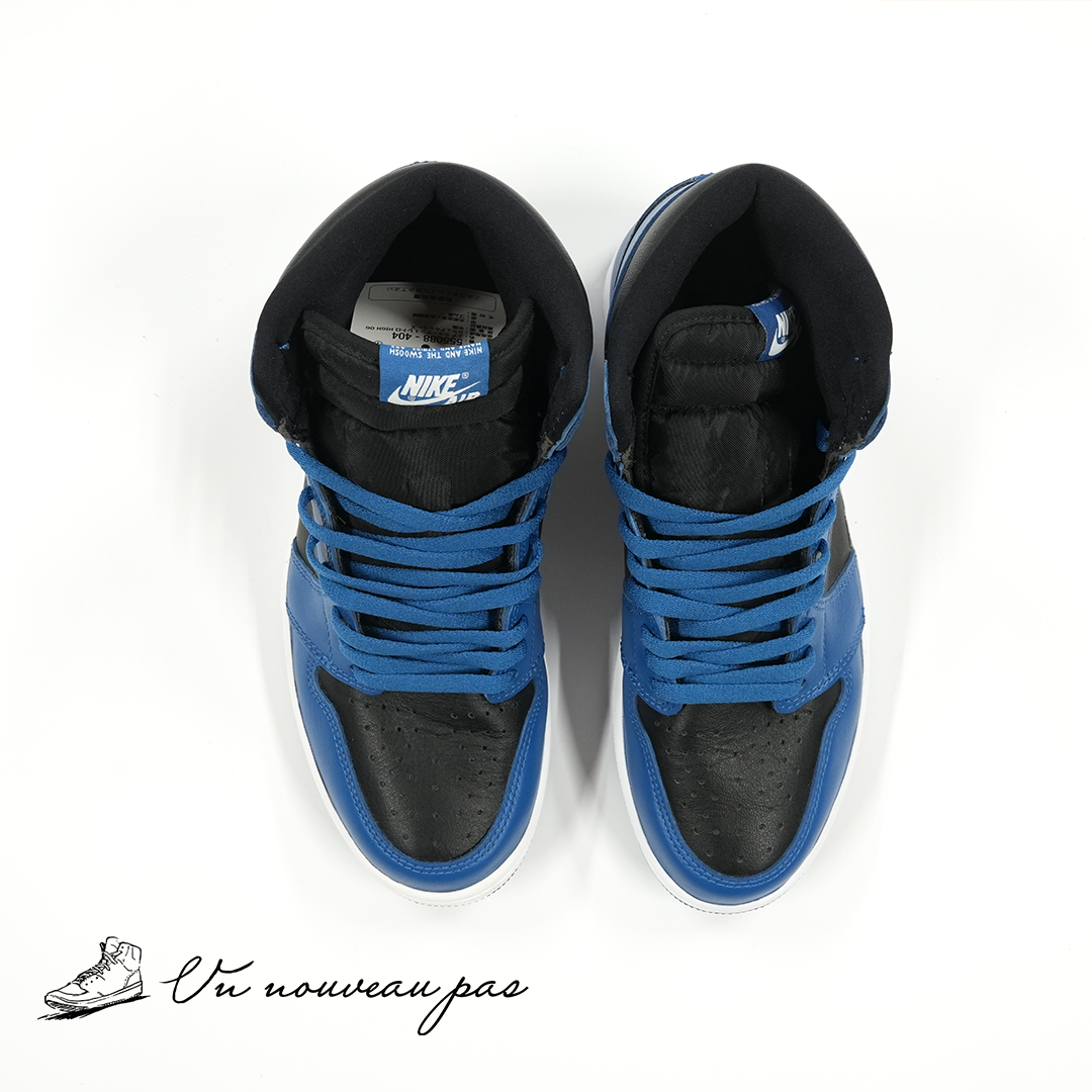 (555088 404)Nike Air Jordan 1 Retro High OG Dark Marina Blue