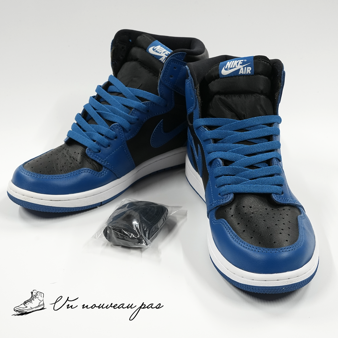 (555088 404)Nike Air Jordan 1 Retro High OG Dark Marina Blue