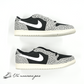(CZ0790 001)Nike Air Jordan 1 Retro Low OG "Black Cement"