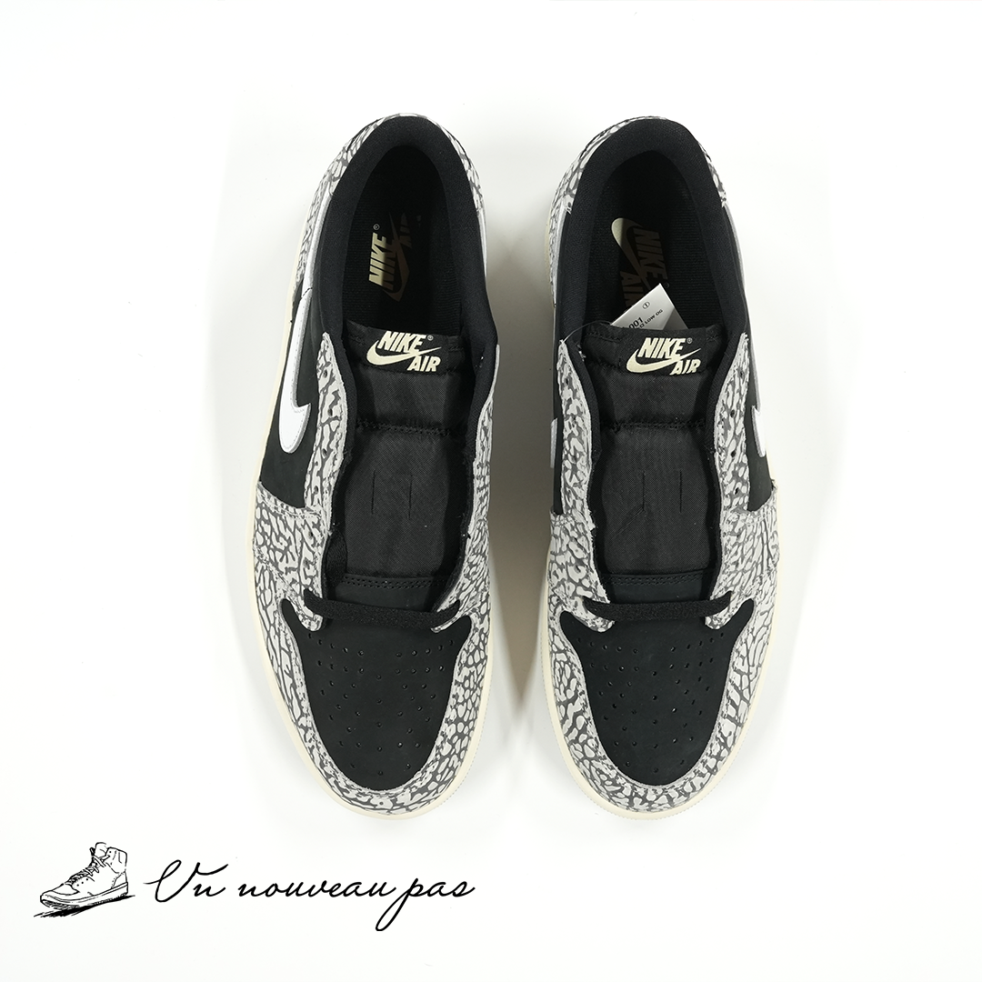 (CZ0790 001)Nike Air Jordan 1 Retro Low OG "Black Cement"