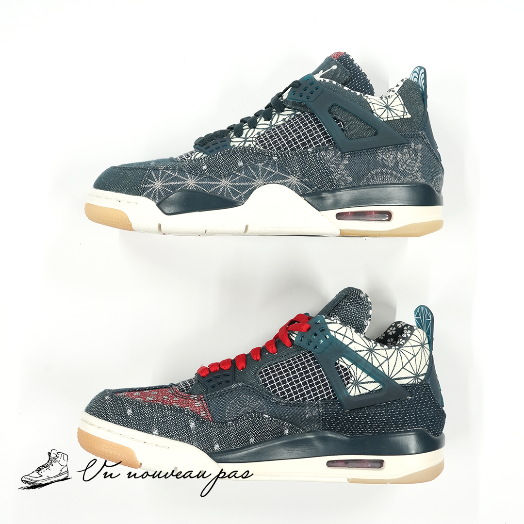(CW0898 400)Nike Air Jordan 4 SE "SASHIKO"
