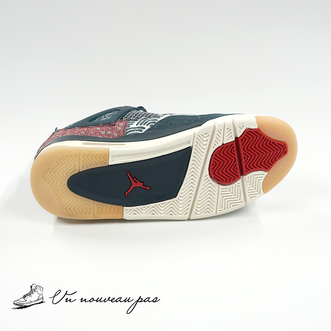 (CW0898 400)Nike Air Jordan 4 SE "SASHIKO"