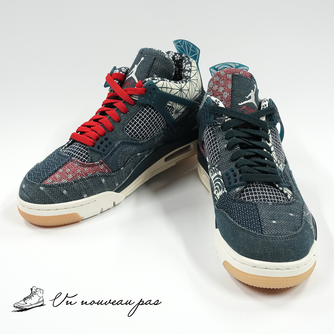 (CW0898 400)Nike Air Jordan 4 SE "SASHIKO"