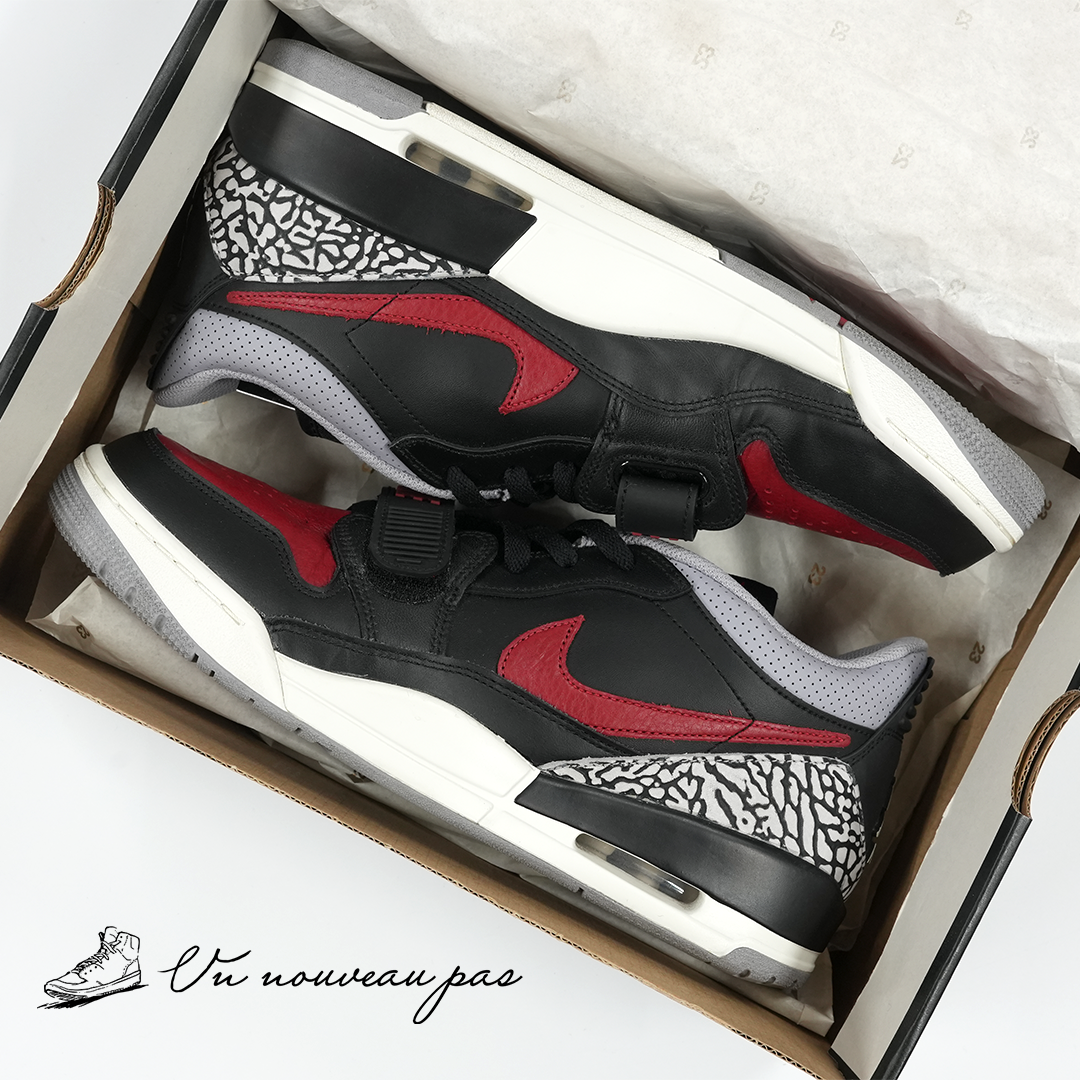 (中古)(CD7069 006)Nike Air Jordan Legacy 312 Low "Black/University Red"