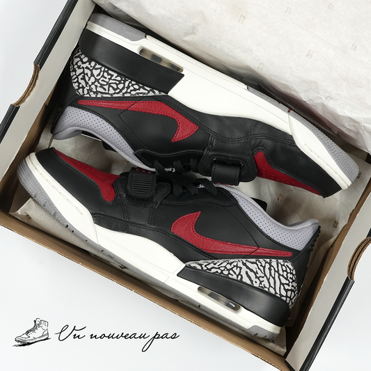 (中古)(CD7069 006)Nike Air Jordan Legacy 312 Low "Black/University Red"