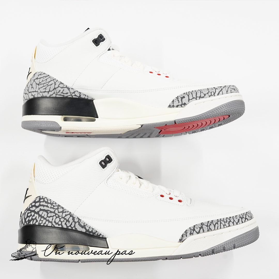(DN3707 100)Nike Air Jordan 3 Retro "White Cement Reimagined"