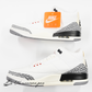 (DN3707 100)Nike Air Jordan 3 Retro "White Cement Reimagined"