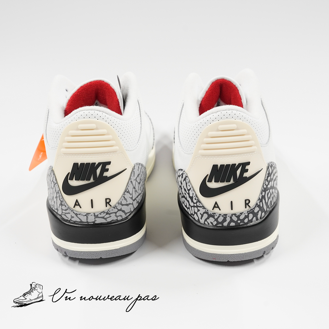 (DN3707 100)Nike Air Jordan 3 Retro "White Cement Reimagined"