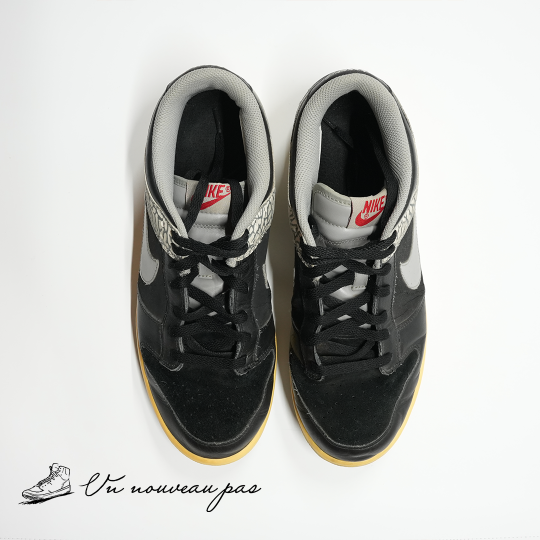 （中古）（304714 905）Nike Dunk Low CL "J-Pack Black Cement" (2009)
