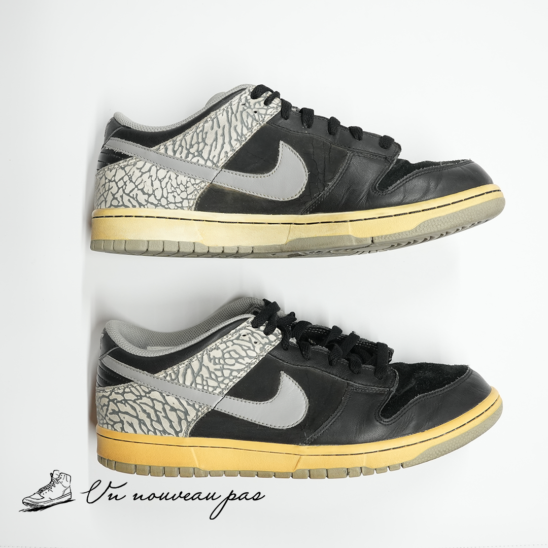 （中古）（304714 905）Nike Dunk Low CL "J-Pack Black Cement" (2009)