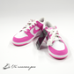 (FB9108 102)Nike PS Dunk Low WhiteLaser Fuchsia