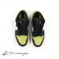 （中古）（DX4446 301）Nike Women's Air Jordan 1 Low "Vivid Green Snakeskin"