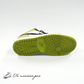 （中古）（DX4446 301）Nike Women's Air Jordan 1 Low "Vivid Green Snakeskin"