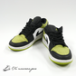 （中古）（DX4446 301）Nike Women's Air Jordan 1 Low "Vivid Green Snakeskin"