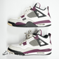 （中古）（CZ5624 100）Paris Saint-Germain (PSG) × Nike Air Jordan 4 Retro WhiteBlack-Metallic Gold-Bordeaux