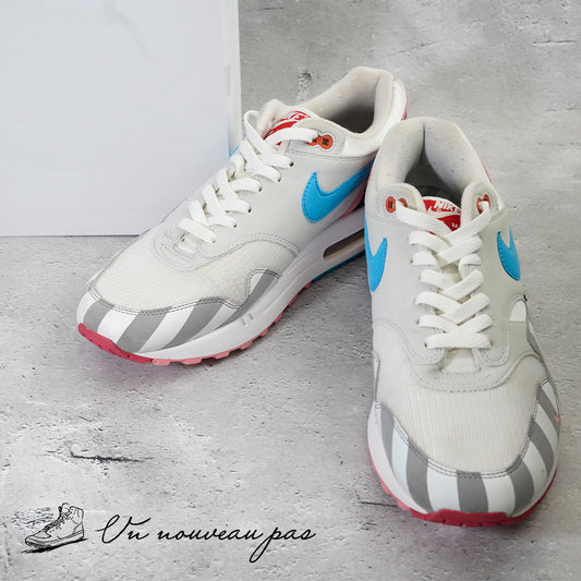 (中古)(AT3057 100)Parra × Nike Air Max 1 "White/Pure Platinum"