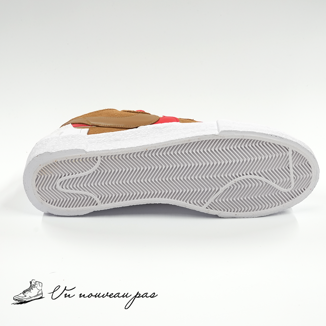 (DD1877 200)SACAI × NIKE BLAZER LOW "BRITISH TAN"
