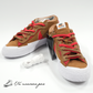 (DD1877 200)SACAI × NIKE BLAZER LOW "BRITISH TAN"