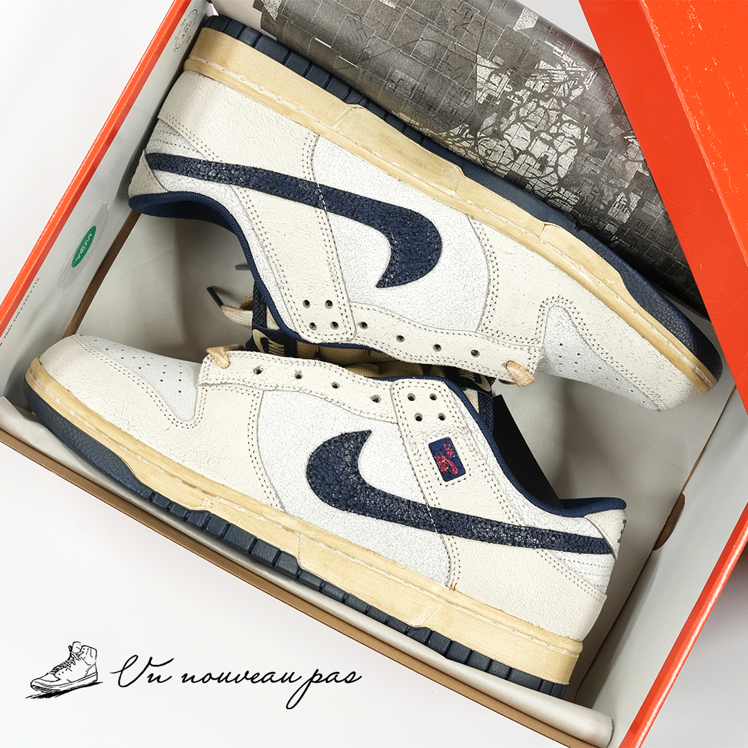 (IH6766 001)Stranger Things × Nike Dunk Low PhantomMidnight Navy