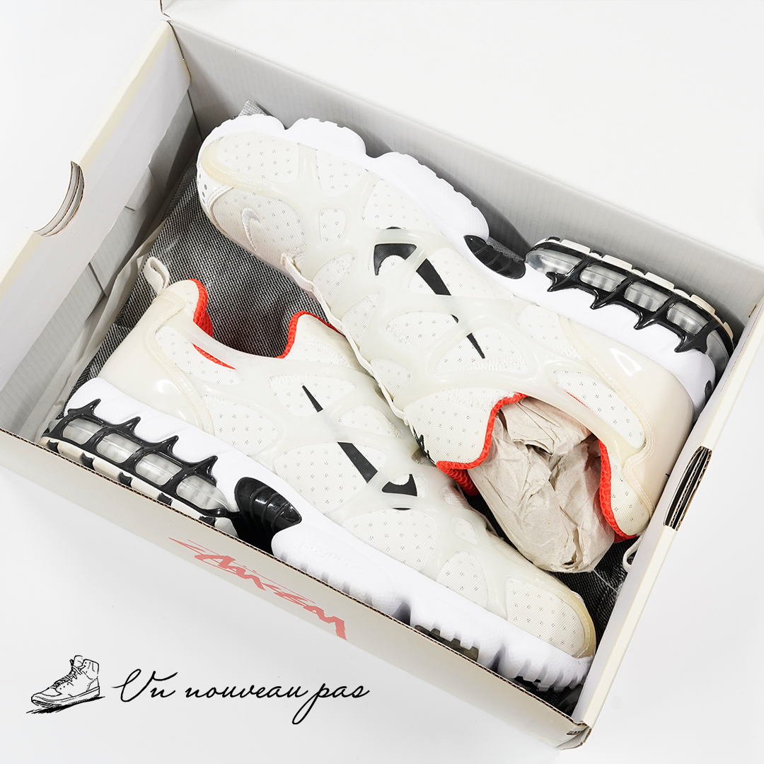 (中古）（CJ9918 100）Stussy × Nike Air Zoom Kukini "White/Red"