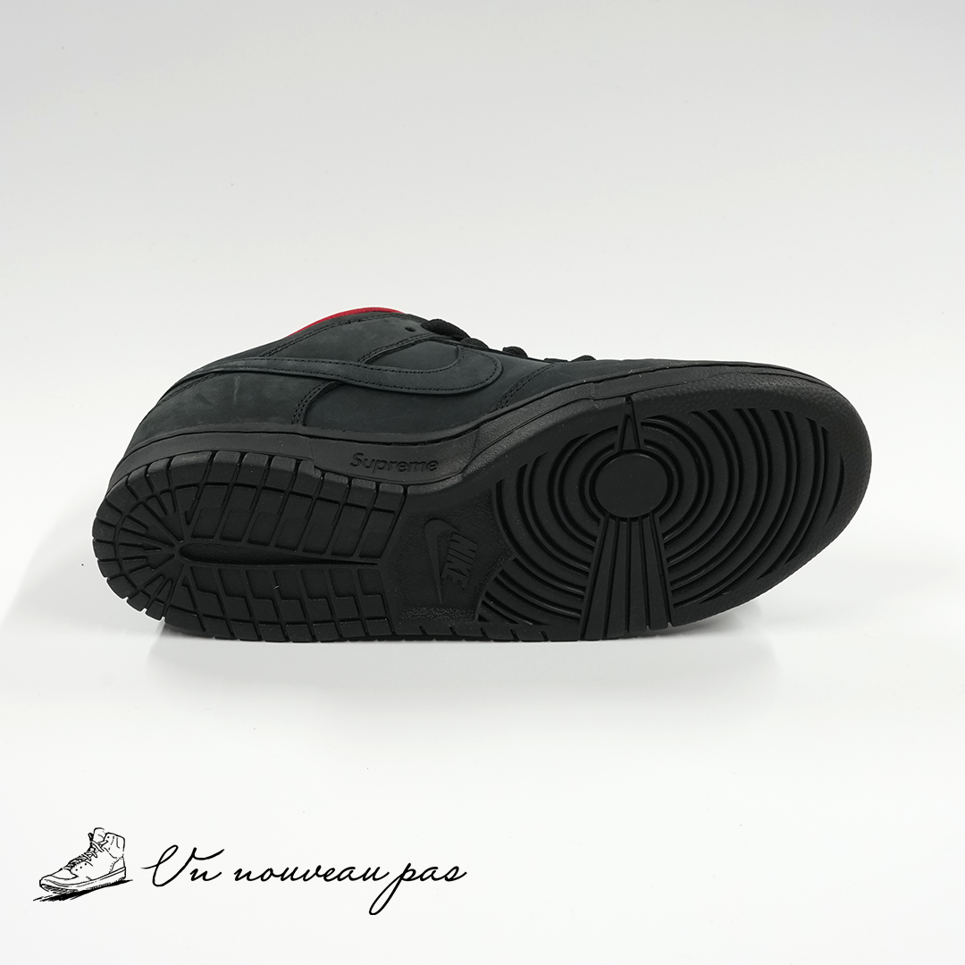 (HQ8487 001)Supreme × Nike SB Dunk Low Black (25FW Week2)