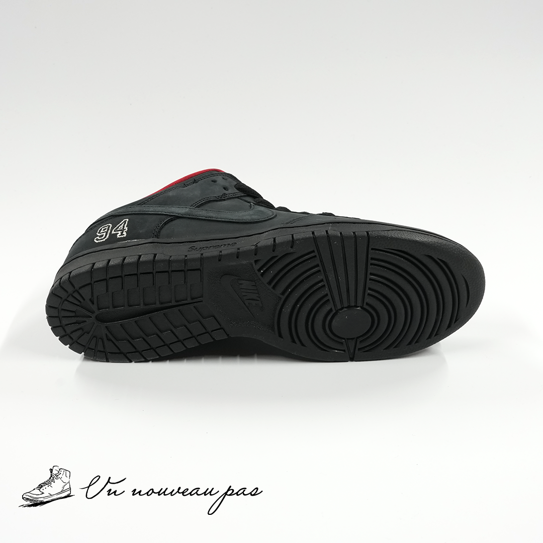 (HQ8487 001)Supreme × Nike SB Dunk Low Black (25FW Week2)