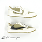（FZ3124 200）Travis Scott × Nike Air Jordan 1 Low Golf NRG "Neutral Olive"