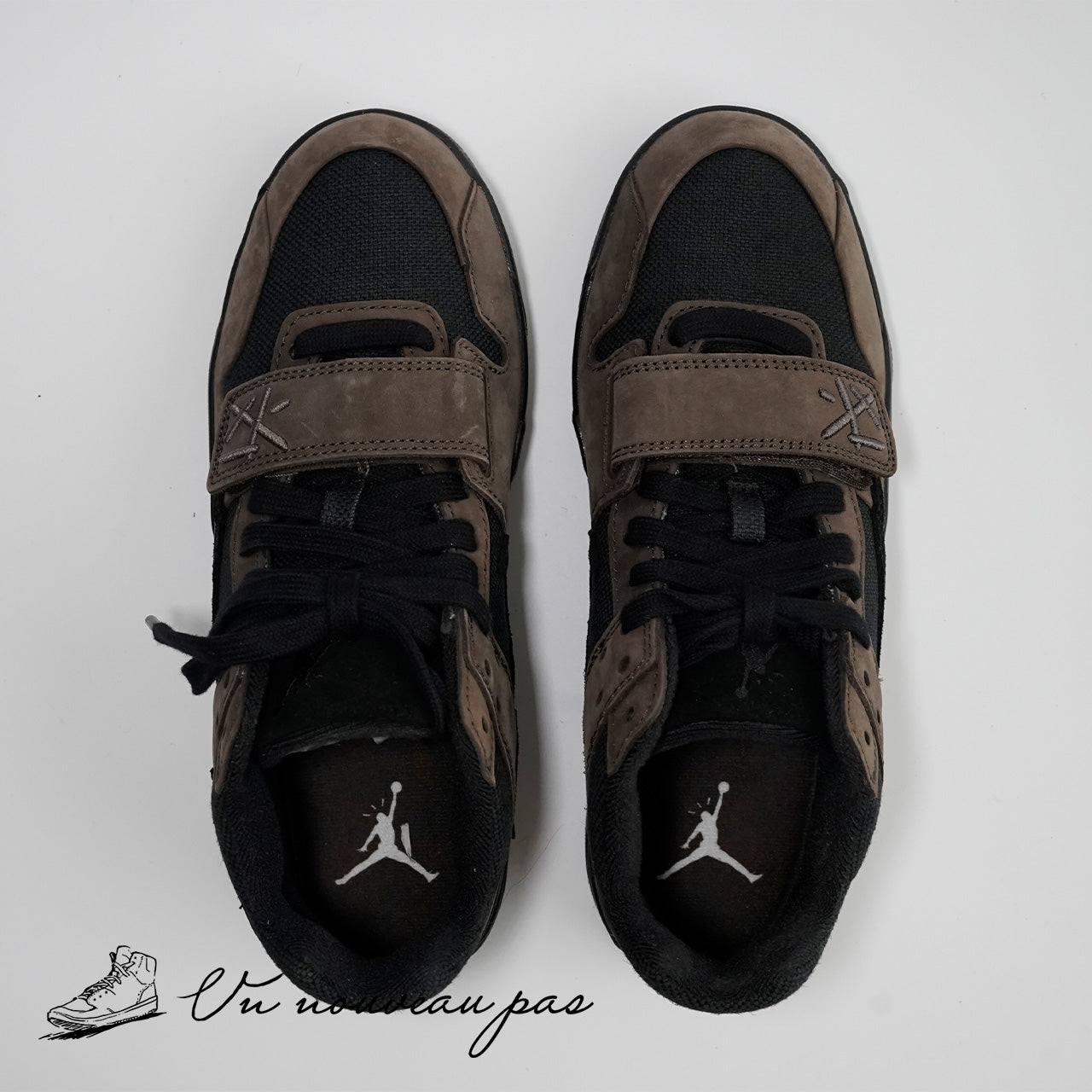 (FZ8117 204)Travis Scott × Nike Jordan Jumpman Jack TR CJ1 T-Rexx "Black and Dark Mocha"