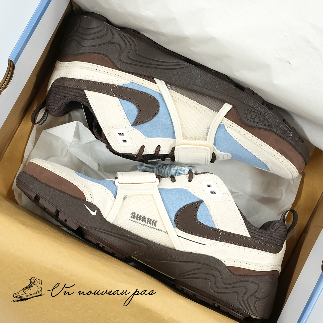 (HQ3072 400)Travis Scott × Nike Zoom Field Jaxx Pale Ivory and Leche Blue