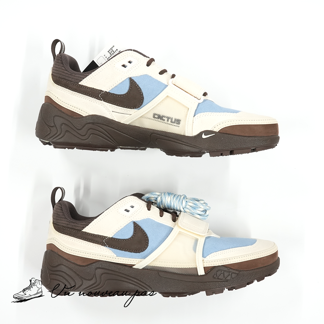 (HQ3072 400)Travis Scott × Nike Zoom Field Jaxx Pale Ivory and Leche Blue