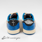 (DM7866 140)Travis Scott × fragment design × Nike Air Jordan 1 Low OG SP Military Blue