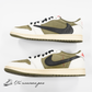 (DM7866 200)Travis Scott × Nike Air Jordan 1 Low OG SP "Reverse Olive"