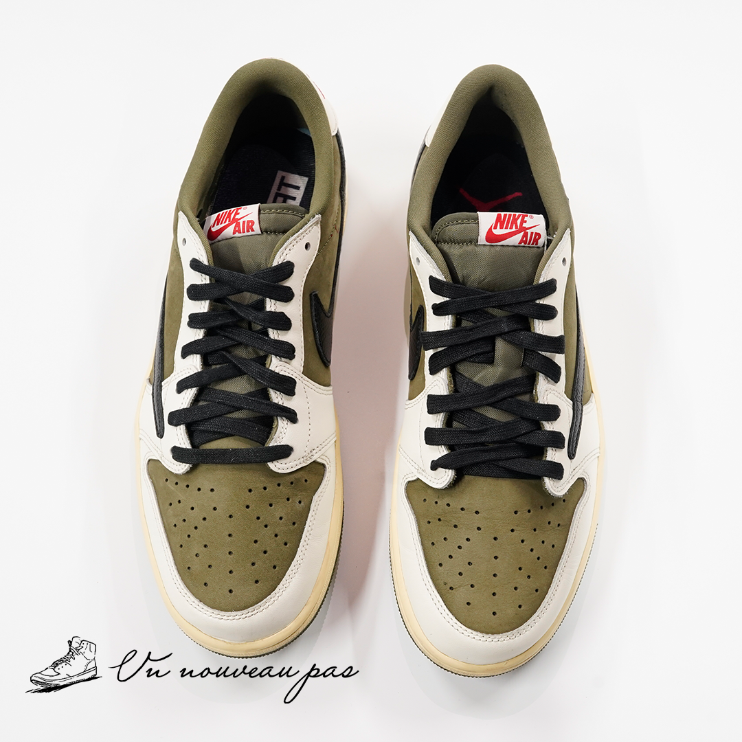 Travis Scott × Nike Air Jordan 1 Low OG SP Reverse Olive